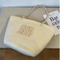 Buy Discount Loewe Straw Basket Bag LW051301 Beige 2025