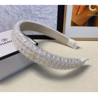 Buy Best Inexpensive Chanel Sequins Headband 0201 White 2024