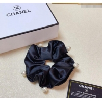 Good Product Chanel Black Hair Clip with Pearls 030202 2024
