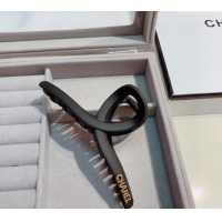 Famous Brand Chanel Matte Hair Clip 0302 Black 2024