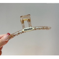 Buy Cheapest Miu Miu Long Hair Clip 0302 Grey 2024