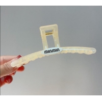 Good Product Miu Miu Long Hair Clip 0302 White 2024