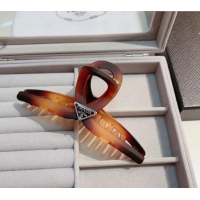 Well Crafted Prada Acrylic Hair Clip 0302 Brown 2024