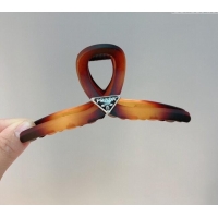 Well Crafted Prada Acrylic Hair Clip 0302 Brown 2024