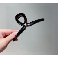 Good Quality Celine Logo Hair Clip 0304 Black 2024