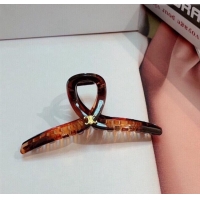 Most Popular Celine Logo Hair Clip 0304 Brown 2024