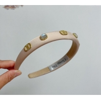 Promotional Dior Headband with Charm D0304 Beige 2024