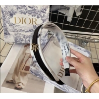 Buy Cheapest Dior Headband CH0330 White/Black 2024