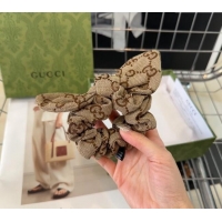 Luxury Cheap Gucci Bow Hair Ring CH0330 Beige 2024