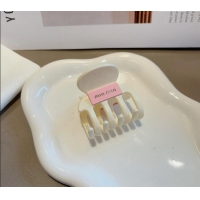 Top Design Miu Miu Hair Clip CH033051 White 2024