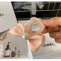 Affordable Price Chanel Bow Hair Clip 0514 Pink 2024