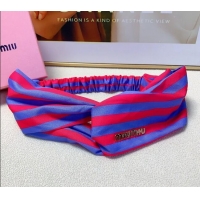 Discount Design Miu Miu Headband 0709 Red/Blue 2024