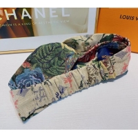 Luxury Discount Louis Vuitton Flora Headband 0709 Beige 2024