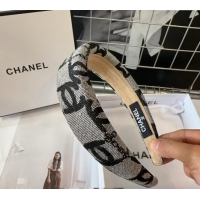 Buy Inexpensive Chanel Denim Headband 0709 Grey 2024
