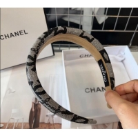 Buy Inexpensive Chanel Denim Headband 0709 Grey 2024