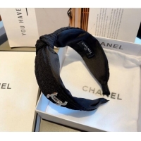 Grade Design Chanel Wide Hair Headband 0729 Black 2024