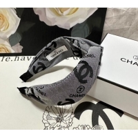 Top Quality Chanel CC Hair Headband 072902 Grey 2024