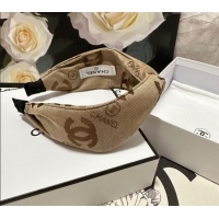 Top Quality Chanel CC Hair Headband 072902 Beige 2024