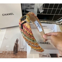 Promotional Chanel Straw-Like Headband 082001 Multicolor 2024