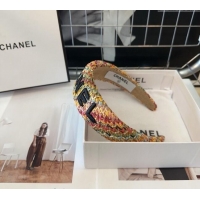 Promotional Chanel Straw-Like Headband 082001 Multicolor 2024