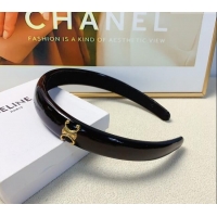 Famous Brand Celine Headband 082011 Black 2024