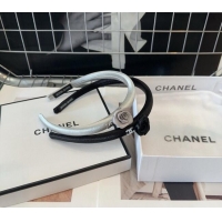 Top Grade Chanel Headband with Camellia Bloom 0820 Grey 2024