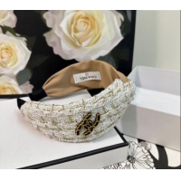 Free Shipping Discount Chanel Tweed Headband 082010 Dark Beige 2024