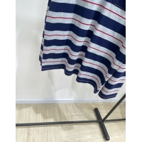 ​Super Quality Miu Miu Long-sleeved Cotton Jersey T-shirt MJL014 Gray/Navy