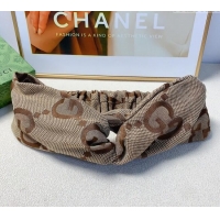 Super Quality Gucci Maxi GG Headband 0912 Beige 2024