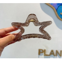 Grade Design Chanel Star Hair Clip with Pearls 0912 Light Brown 2024