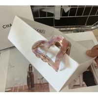 Grade Design Chanel Heart Hair Clip 0912 Light Purple 2024