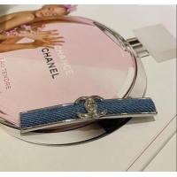 Top Quality Chanel Denim Hair Clip 0912 Blue 2024