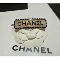 Famous Brand Chanel Hair Clip 0912 Gold/Black 2024