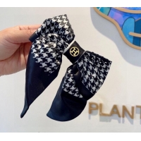 Trendy Design Hermes Bow Hair Clip 1023 Black 2024