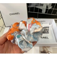 Buy New Cheap Hermes Print Hair Ring 1023 Orange 2024