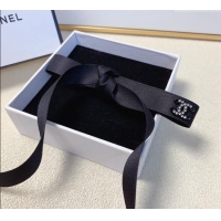 Trendy Design Chanel Long Bow Hair Clip AAA428 Black 2024