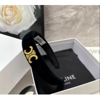 Best Price Celine Velvet Headband 1129 Black 2024