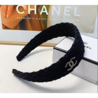 Hot Style Chanel Crochet Headband 1129 Black 2024