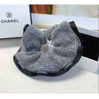 Luxury Discount Chanel Knit Hairring 1129 Black 2024