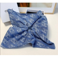 Low Cost Celine Denim Square Hairring 1129 Light Blue 2024
