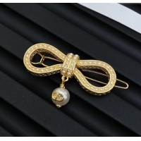 Best Grade Dior Bow Hair Clip D113005 Gold 2024