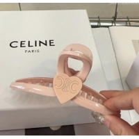 Traditional Discount Celine Heart Hair Clip CE0311 Nude Pink 2025