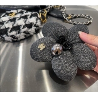 Affordable Price Chanel Bloom Hair Clip 0311 Grey 2025