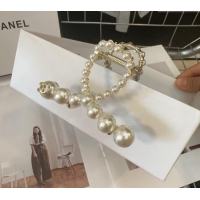 Top Design Chanel Pearls Allover Hair Clip CH0311 2025