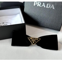 Buy Cheapest Prada Velvet Bow Hair Clip 0310 Black 2025