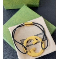 Market Sells Gucci Interlocking G Hairring 0310 Black/Gold 2025
