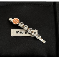 Most Popular Miu Miu Strass Hair Clip 0311 Orange 2025