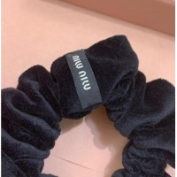 Modern Discount Miu Miu Velvet Bow Hairring M0509 Black 2025