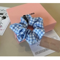 Best Grade Miu Miu Check Hairring 2100 Blue 2025
