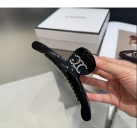 Luxury Cheap Celine Hair Clip with Strass 2082 Black 2025